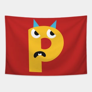 P Letter Tapestry