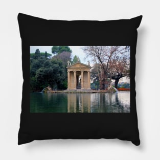 Villa Borghese Gardens Rome, Italy Pillow