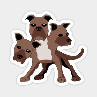 Brown Cerberus Magnet