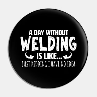 A Day Without Welding Pin