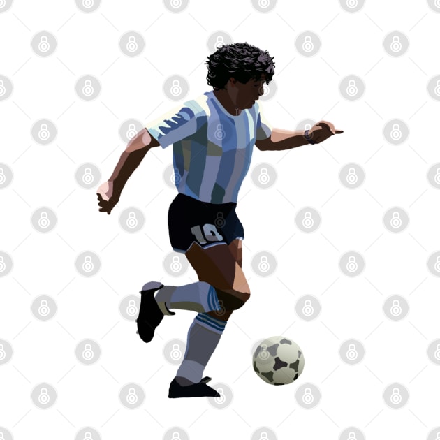 Diego Maradona by Webbed Toe Design's