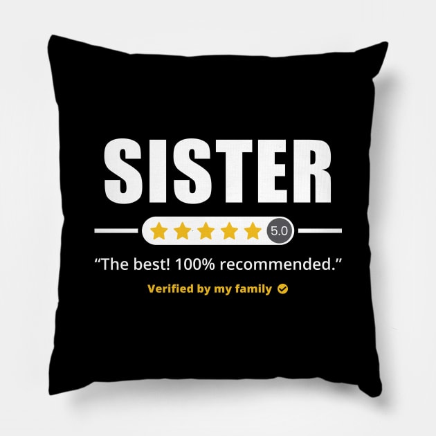 Five Stars Sister Pillow by Olipop