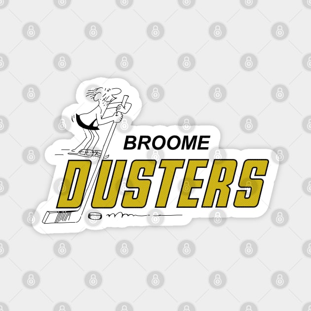 Defunct - Broome Dusters Hockey 1974 Magnet by LocalZonly