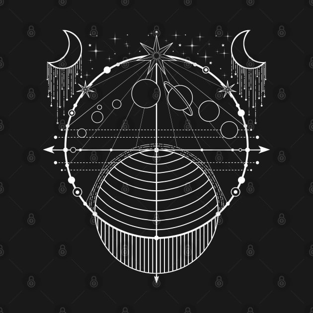 Solar System Goth Design by SheaBondsArt