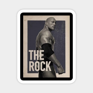 The Rock Vintage Magnet