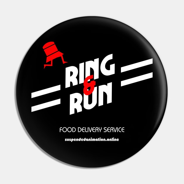Ring and Run Food Delivery Pin by tyrone_22
