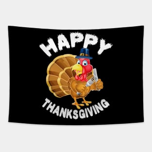Happy Thanksgiving Tapestry