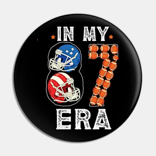 In My 87 Era Funny Football Boyfriend For Lovers Couple Pin