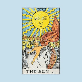 The Sun tarot card (distressed) T-Shirt