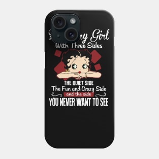 February Girl With Three Sides The Quiet Side Birthday Gifts Phone Case