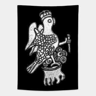 Hampton Court Anne Boleyn Falcon Badge Carving Simplified Tapestry