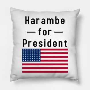 Harambe for President Pillow