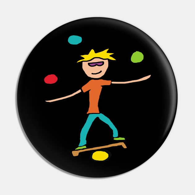 Juggling Pin by Mark Ewbie