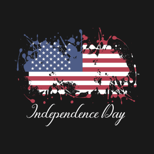 Independence Day USA flag America Patriot Patriotic 4th of July T-Shirt