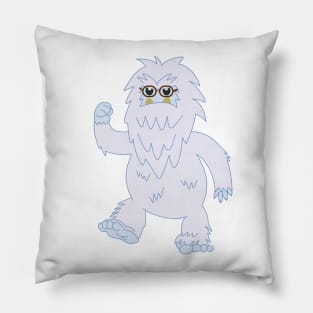 Angry Hipster Yeti Pillow