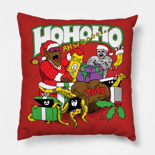 We Wish You a Scary Christmas! Pillow