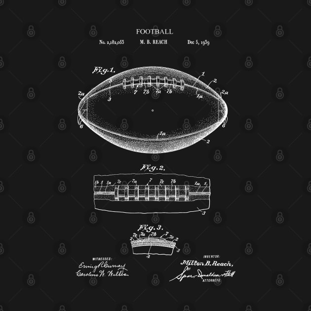 NFL Football Superbowl Patent Print 1939 by MadebyDesign