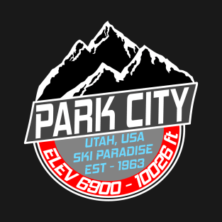 Ski Park City Utah USA Skiing Paradise T-Shirt