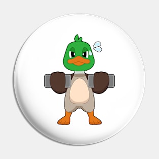 Duck Fitness Dumbbells Sports Pin