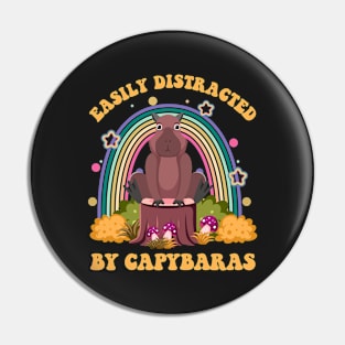 easily distracted by capybaras Pin