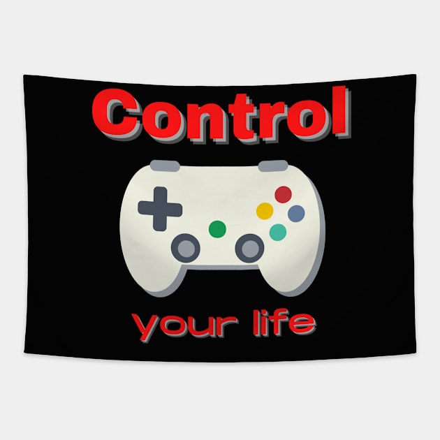 CONTROL YOUR LIFE Tapestry by Boga