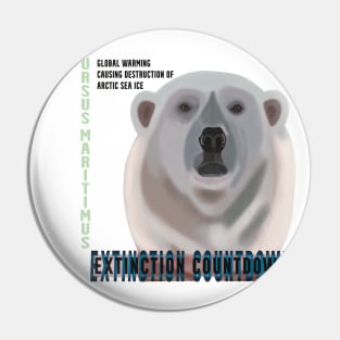 Polar Bear Extinction Pin