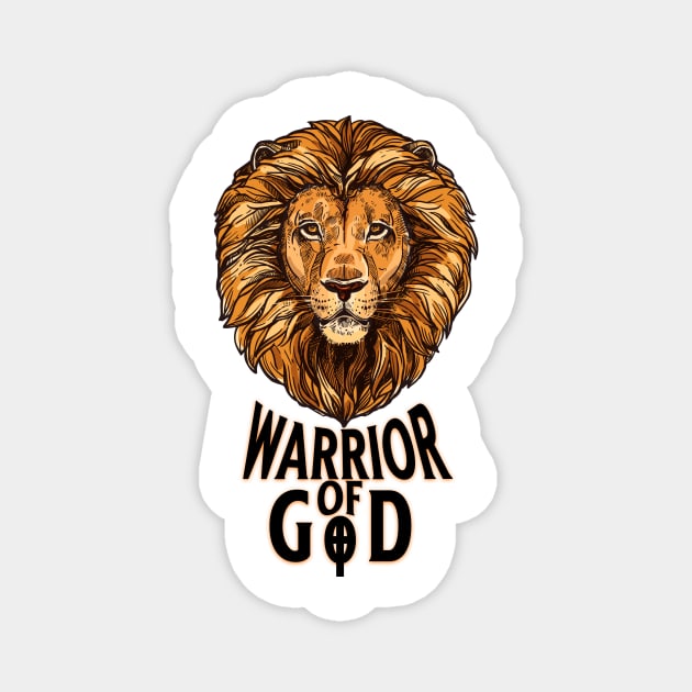 A Warrior Of God Magnet by NICHE&NICHE