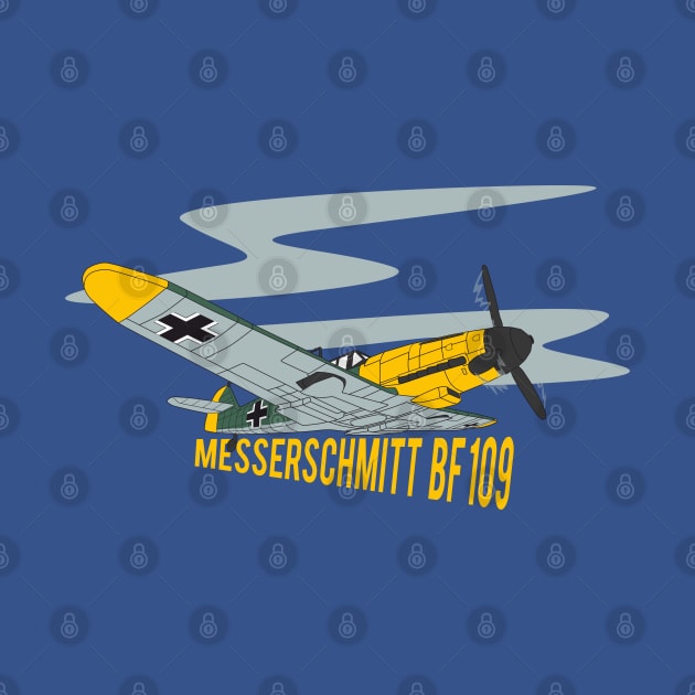 Unique design of Messerschmitt BF 109 by FAawRay