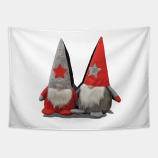 3D Christmas Gnomes Tapestry