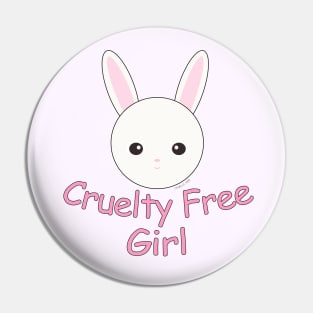 Cruelty Free Girl Pin