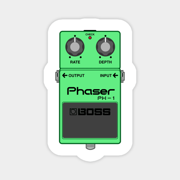 Boss PH-1 Phaser Guitar Effect Pedal Magnet by conform