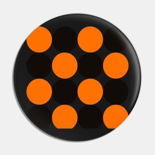 orange and black minimalist design Pin