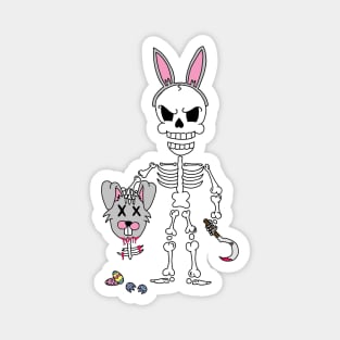Grim Reaper Killed The Easter Bunny Magnet