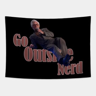 Go Outside Nerd Tapestry