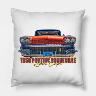 1958 Pontiac Bonneville Sport Coupe Pillow