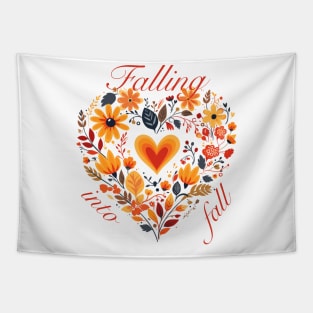 Autumn Heart Tapestry