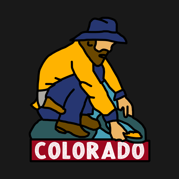 Colorado Gold Miner Decal by zsonn