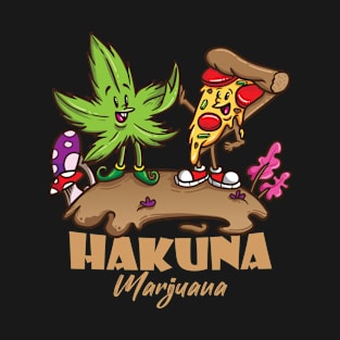 Hakuna Marijuana Funny Weed Smoking Pothead THC T-Shirt
