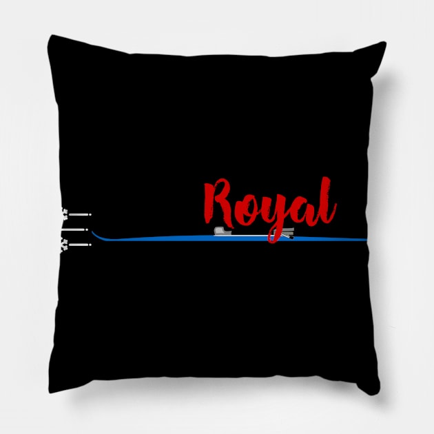 Ski Royal, United States Pillow by ArtDesignDE