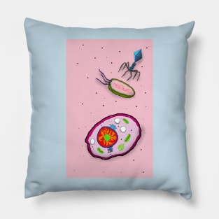 Cells on Pink Pillow