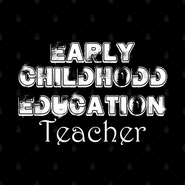 early childhood educator back to school by Vortex.Merch