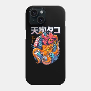 Oni Mask Octopus Phone Case