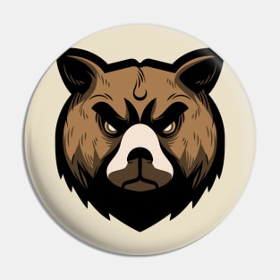 Determined Bear Pin