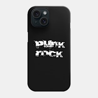 punk rock distorted bold  logo Phone Case