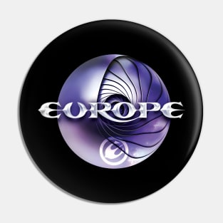 Europe Band Pin