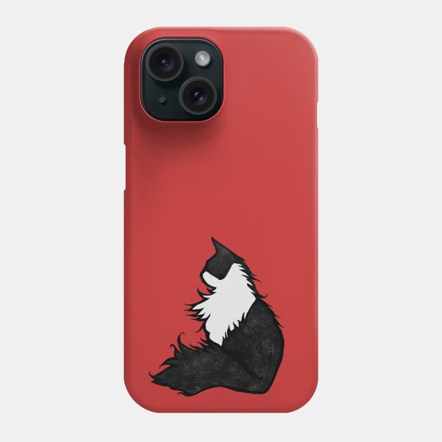 Tuxedo Cat Phone Case by bubbsnugg