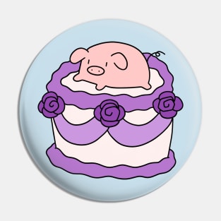 Birthday Cake Piggy Pin