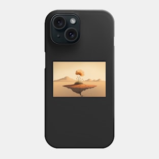 Desert poppy - the only flower left Phone Case