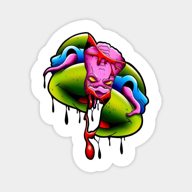 leonardo and krang Magnet by primemoment