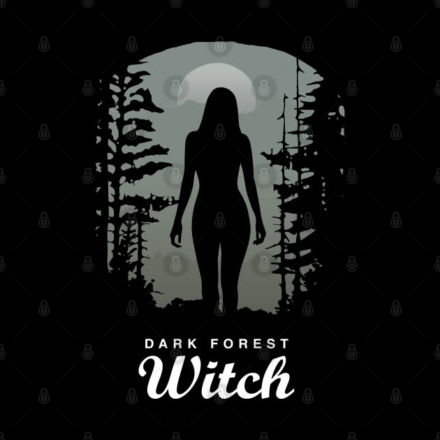 Dark Forest Witch by KewaleeTee